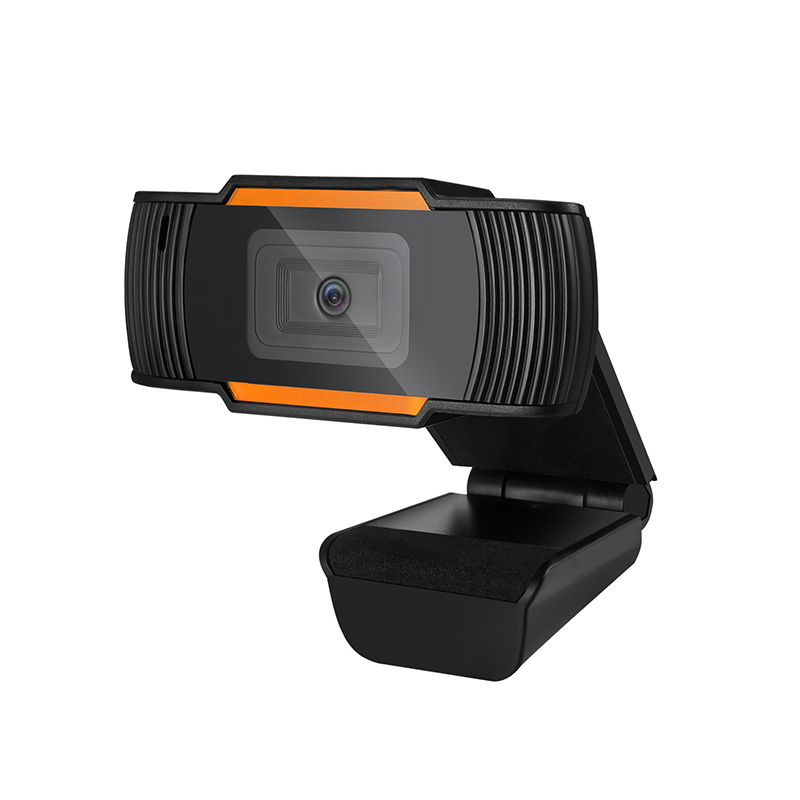Adesso CYBERTRACK H2 Webcam - 0.3 Megapixel - Black - USB 2.0 - Fixed Focus - Microphone